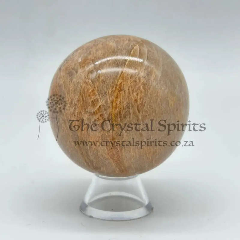 Peach Moonstone Crystal Sphere