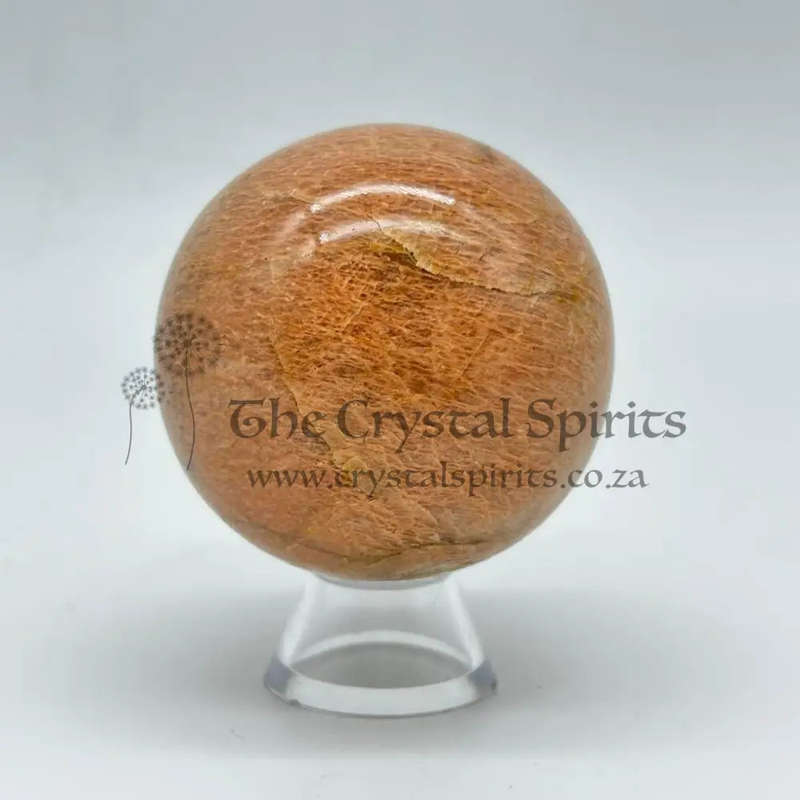 Peach Moonstone Crystal Sphere