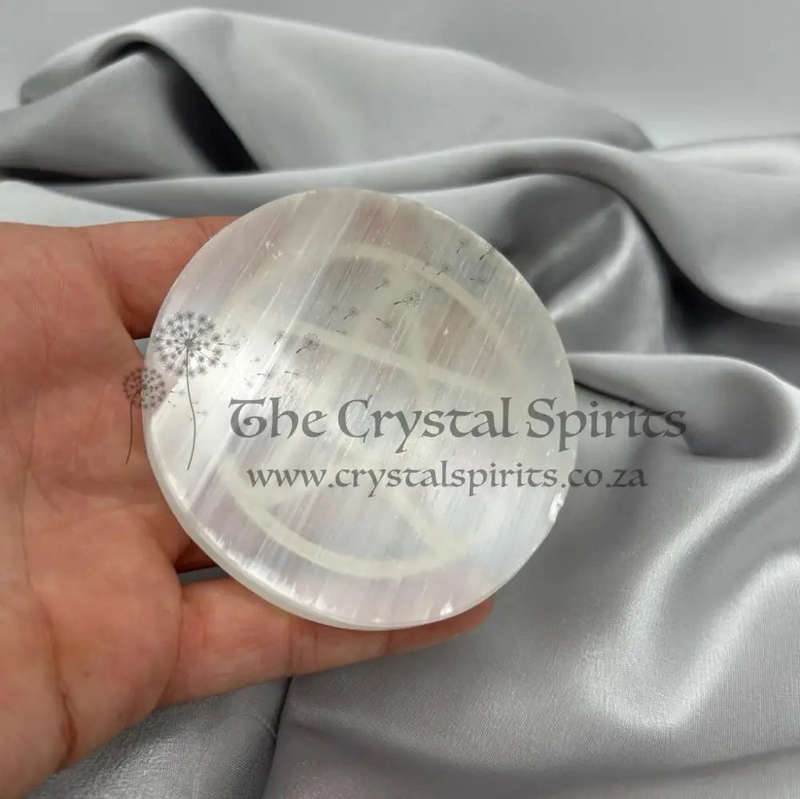 Pentacle Selenite Charging Plate