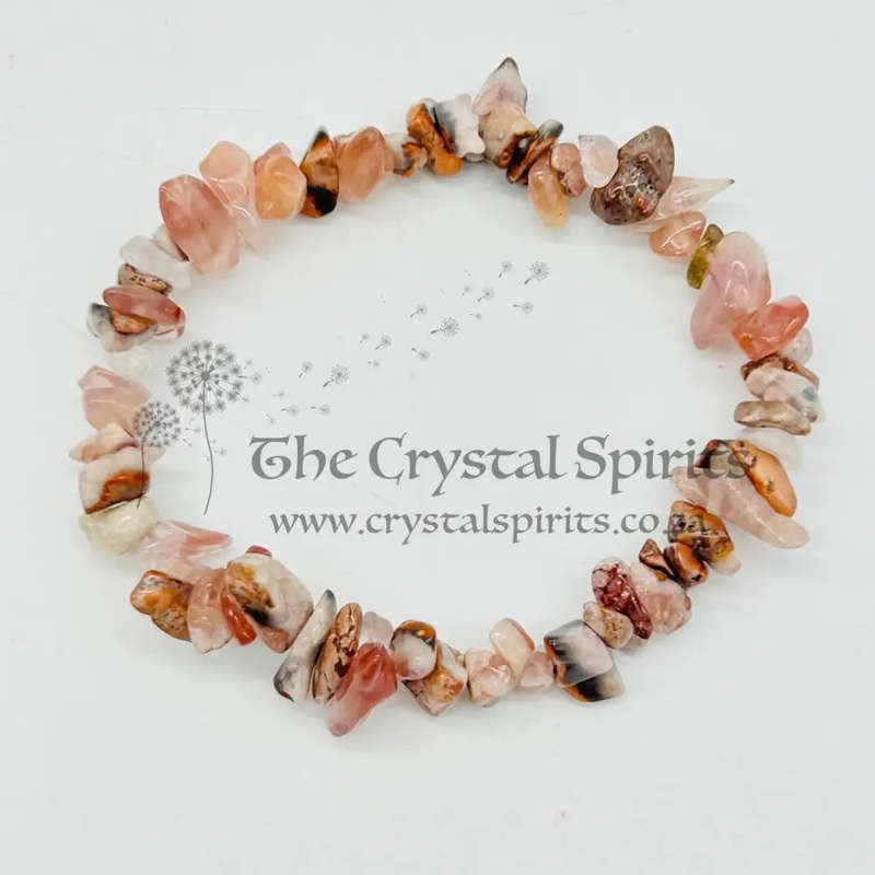 Pink Amethyst Chip Bracelet