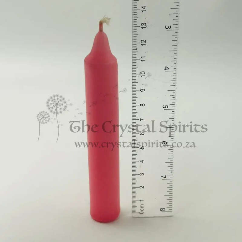 Pink Solid Coloured Ritual Candles