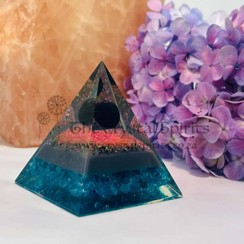 Plutos Shadow Orgonite Pyramid