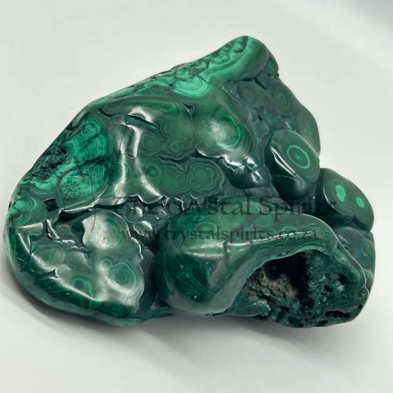 Polished Freeform Malachite Crystal