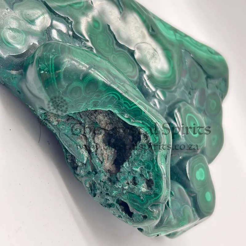 Polished Freeform Malachite Crystal