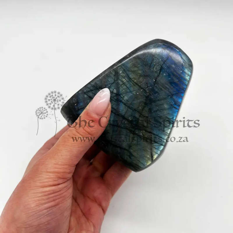 Polished Labradorite Crystal Slab