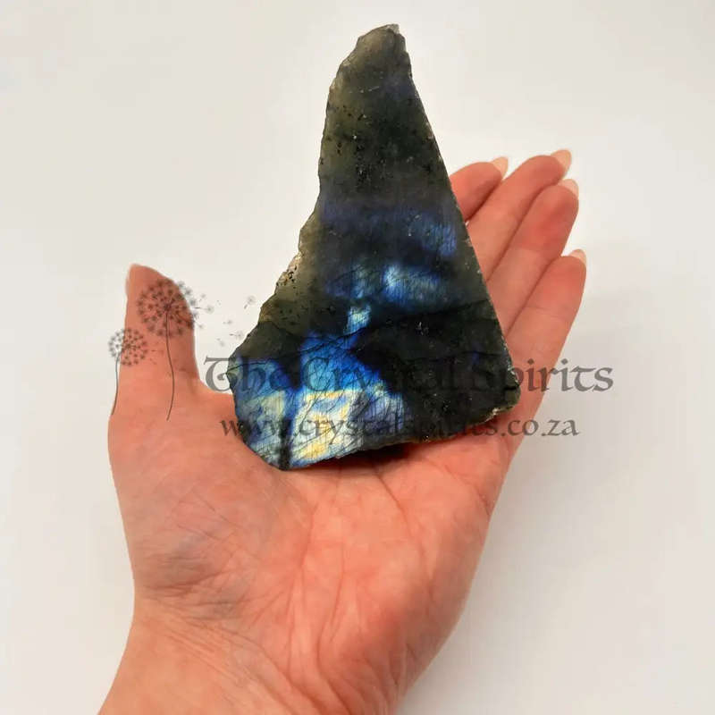 Polished Labradorite Crystal Slab