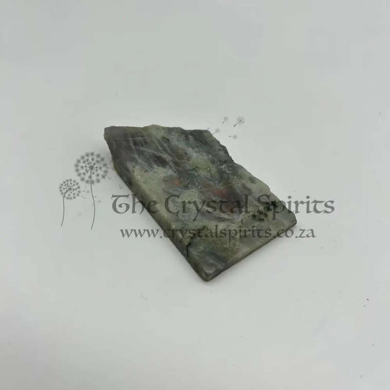 Polished Purple Labradorite Slab from Madagascar