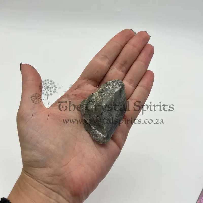 Polished Purple Labradorite Slab from Madagascar