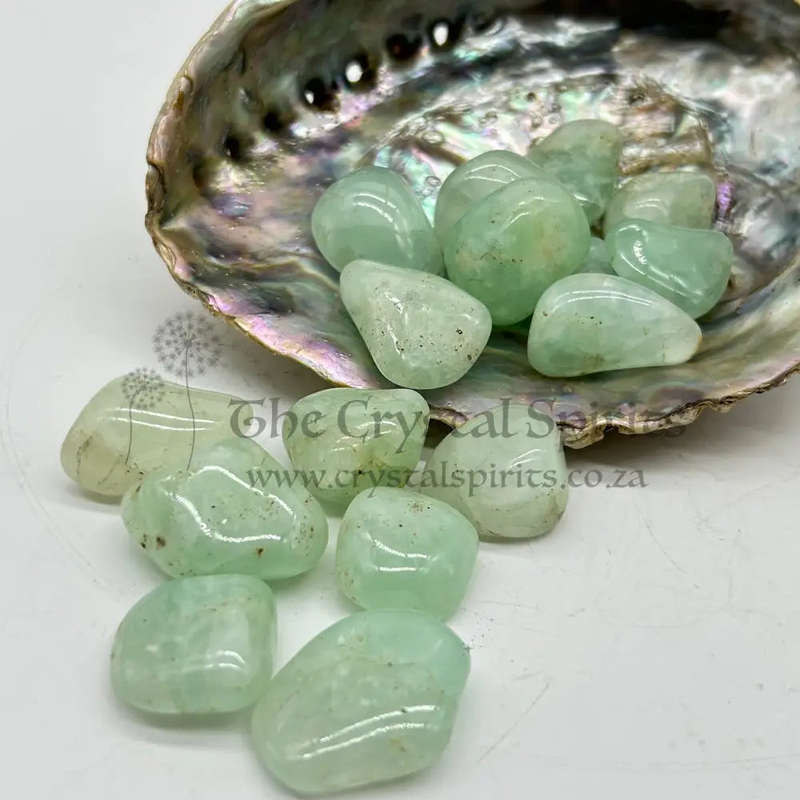 Prehnite Tumbled Stone