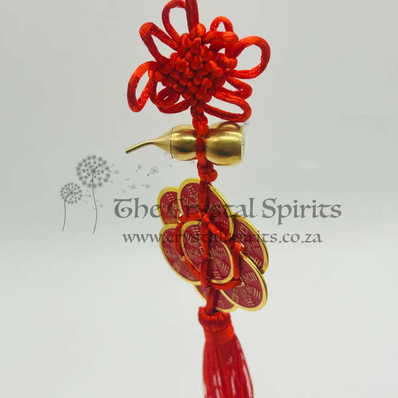 Prosperity & Well-Being 8-Coin Wu Lou Charm