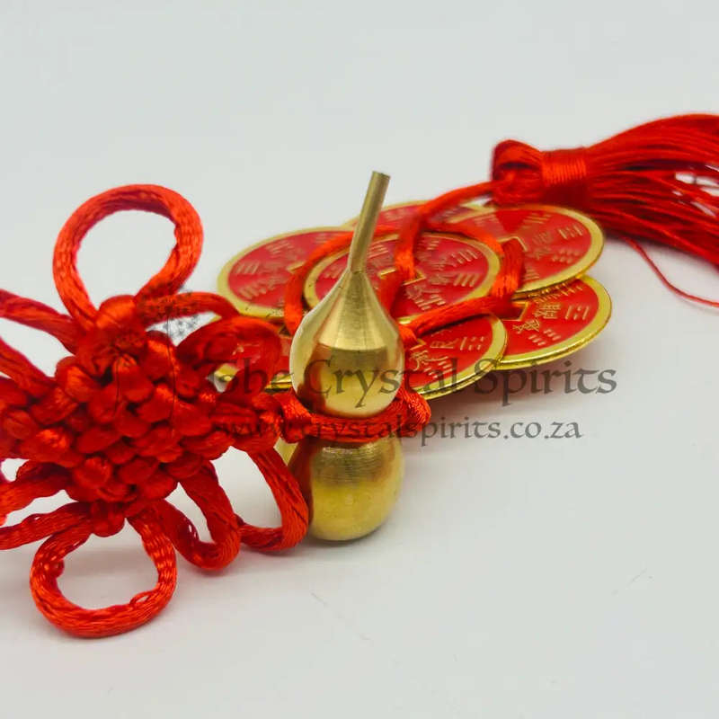 Prosperity & Well-Being 8-Coin Wu Lou Charm