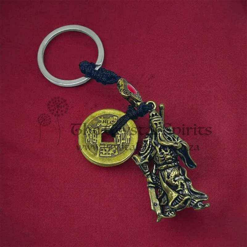 Protection keyring - Kuan Kung 5 coins