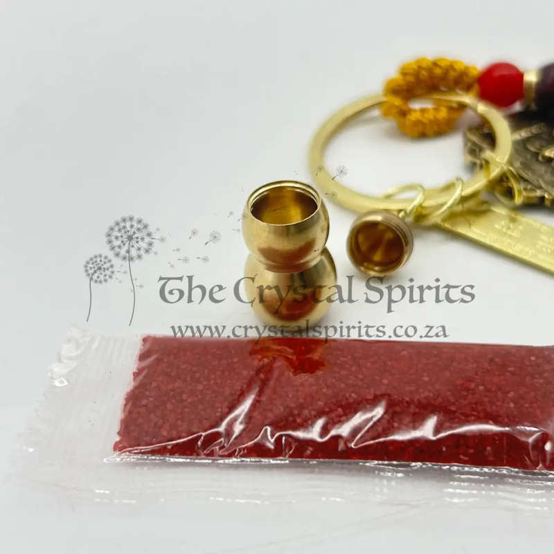 Protection Kuan Kung 5 Coins Keyring- Ox