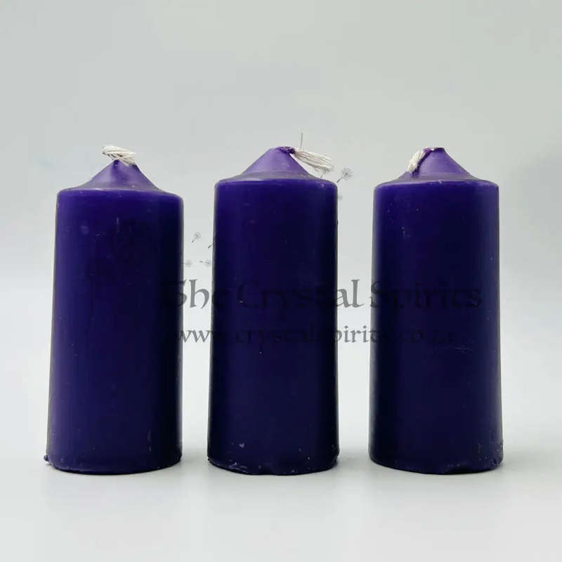 Purple Small Altar Solid Colour Candles