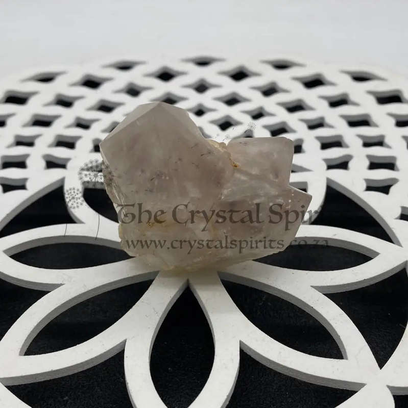 Quartz with Red Hematite Inclusion