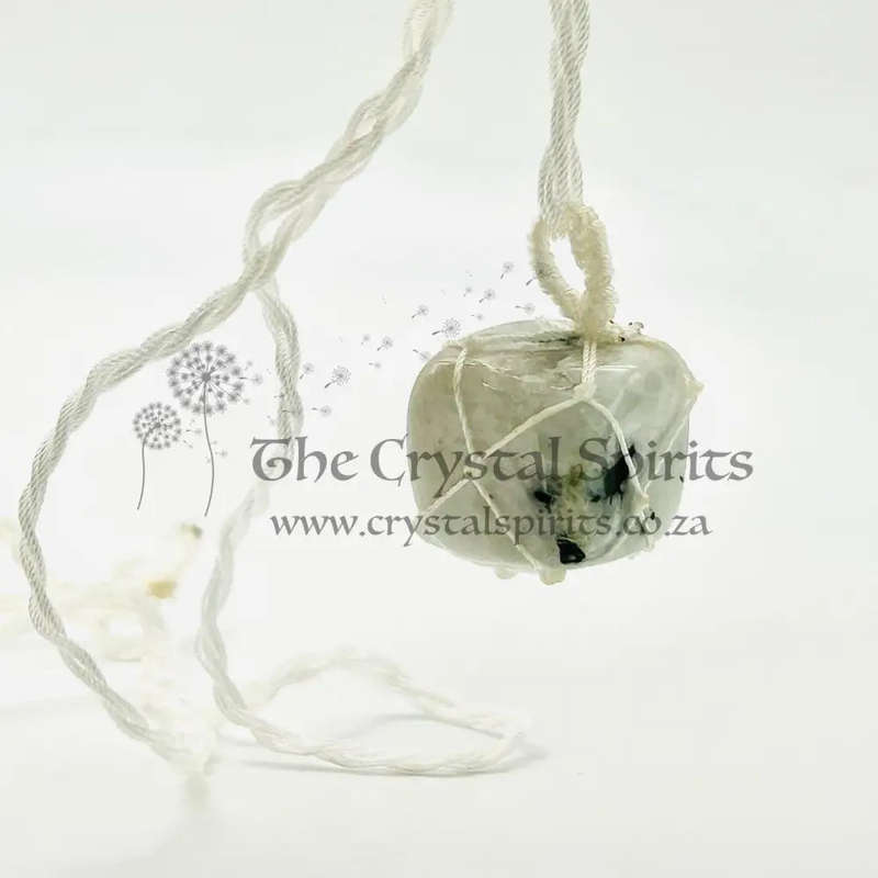 Rainbow Moonstone Amulet