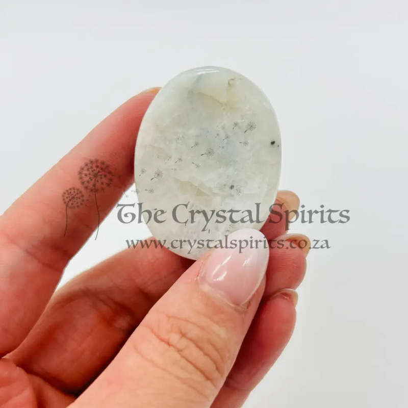 Rainbow Moonstone Worry Stone