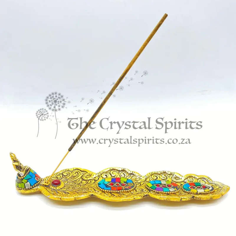 Rainbow Mosaic Buddha Incense Holder