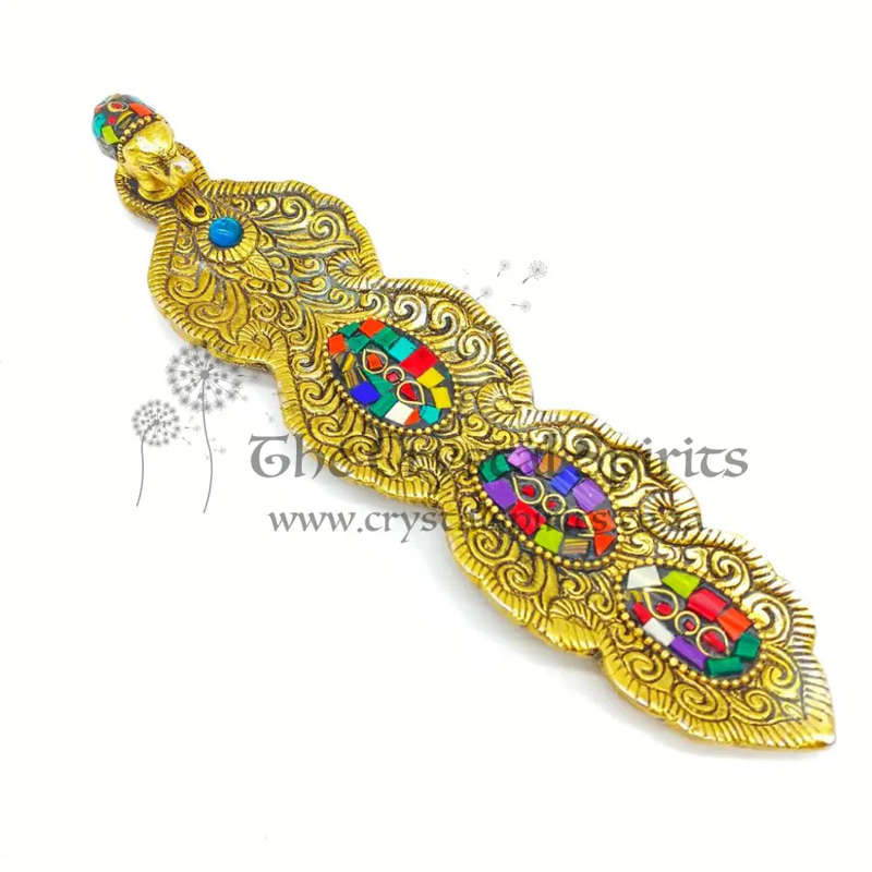 Rainbow Mosaic Elephant Incense Holder