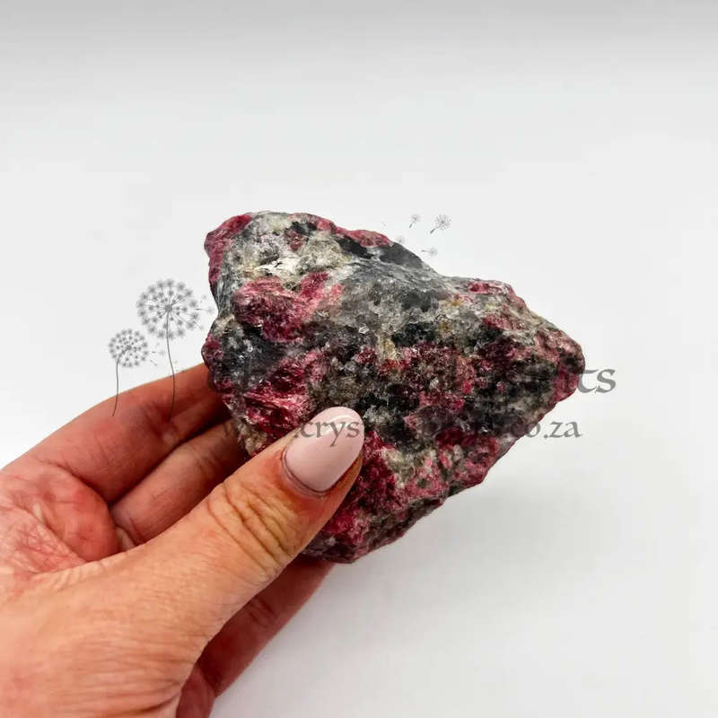 Red Rhodonite Crystal From Zimbabwe