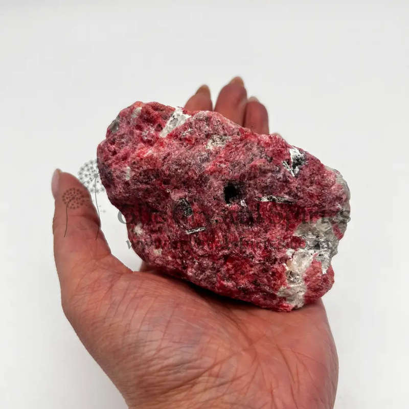 Red Rhodonite From Zimbabwe