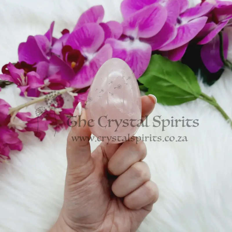Rose Quartz Crystal Egg