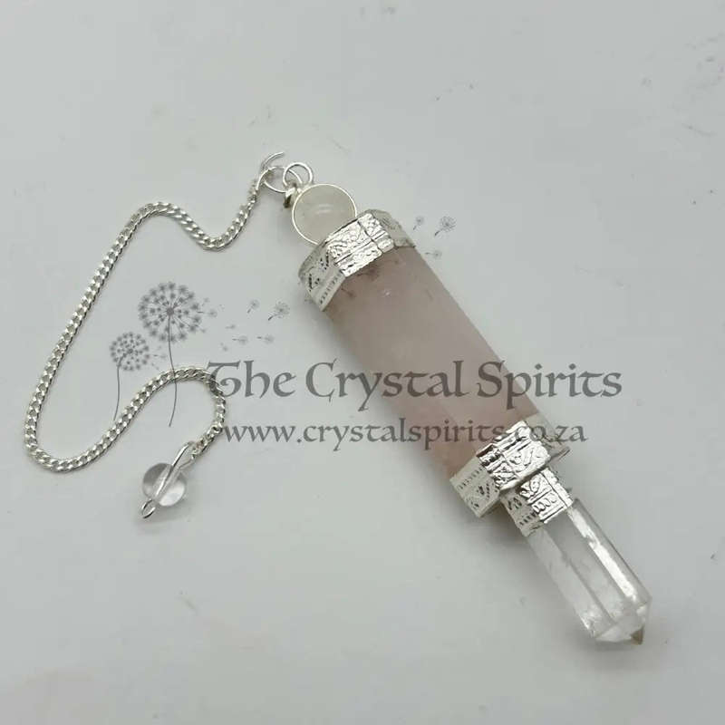 Rose Quartz Crystal Pendulum