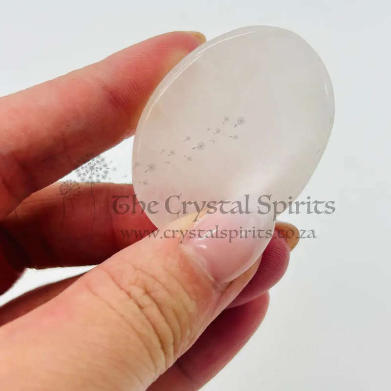 Rose Quartz Crystal Worry Stone