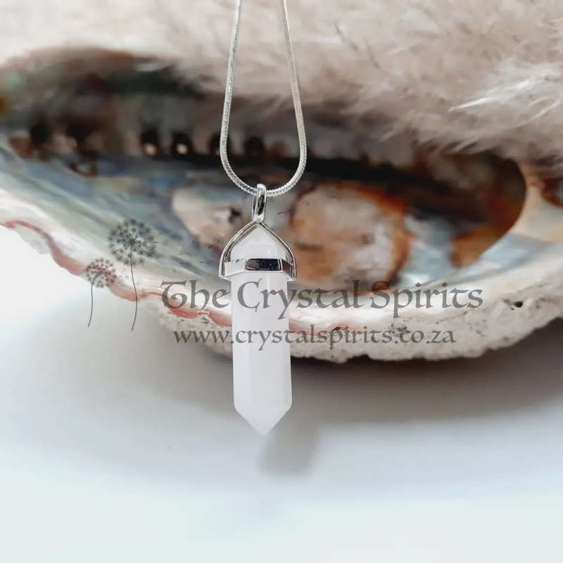 Rose Quartz Double Terminated Pendant