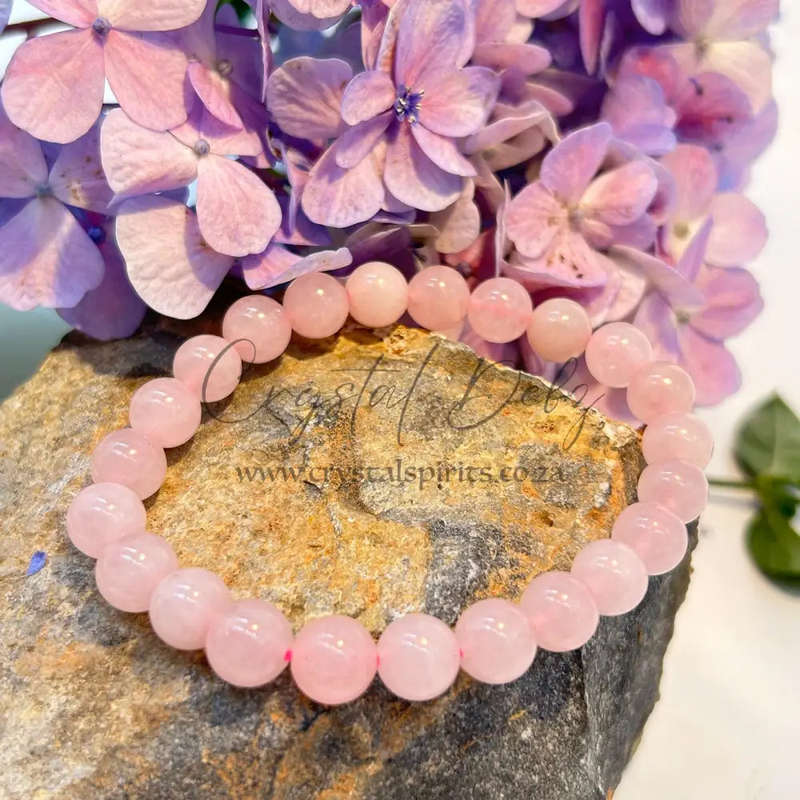 Rose Quartz Genuine Crystal Bracelet