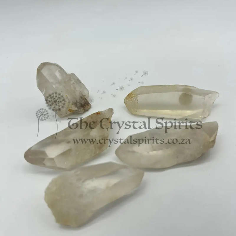 Rough Clear Quartz Tabby Crystals