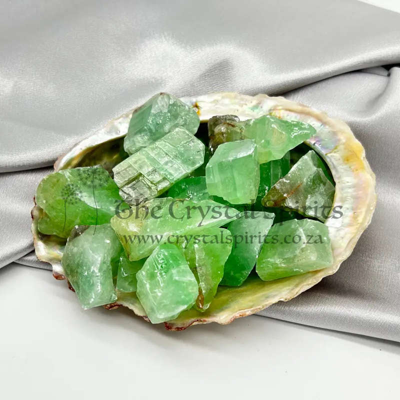 Rough Green Calcite