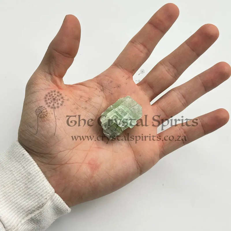 Rough Green Calcite