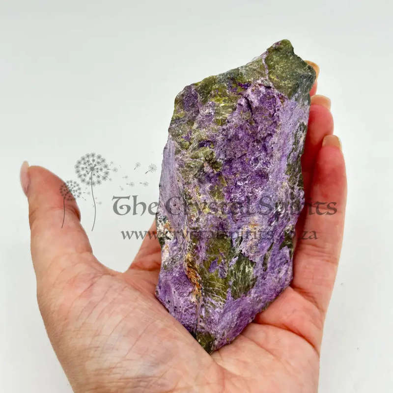Rough Stichtite With Green Serpentine
