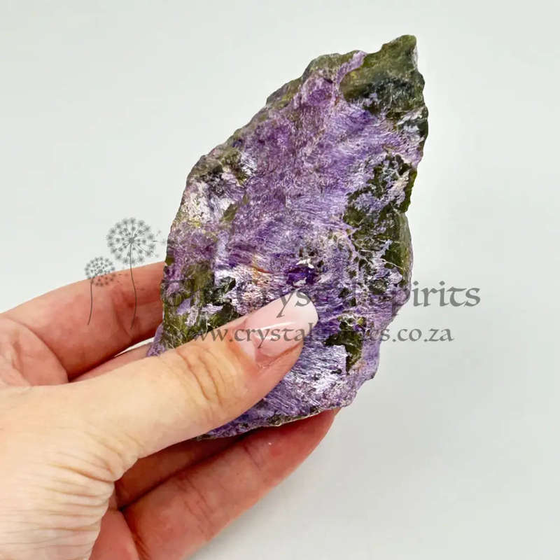 Rough Stichtite With Green Serpentine