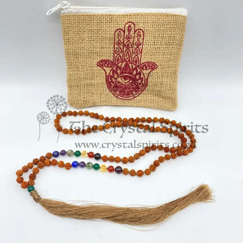 Rudraksha Chakra Bead Mala (6mm)