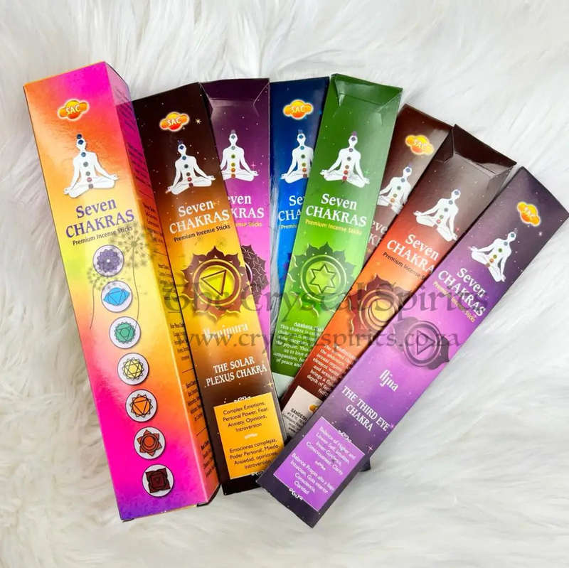 SAC: Seven Chakra Incense Pack