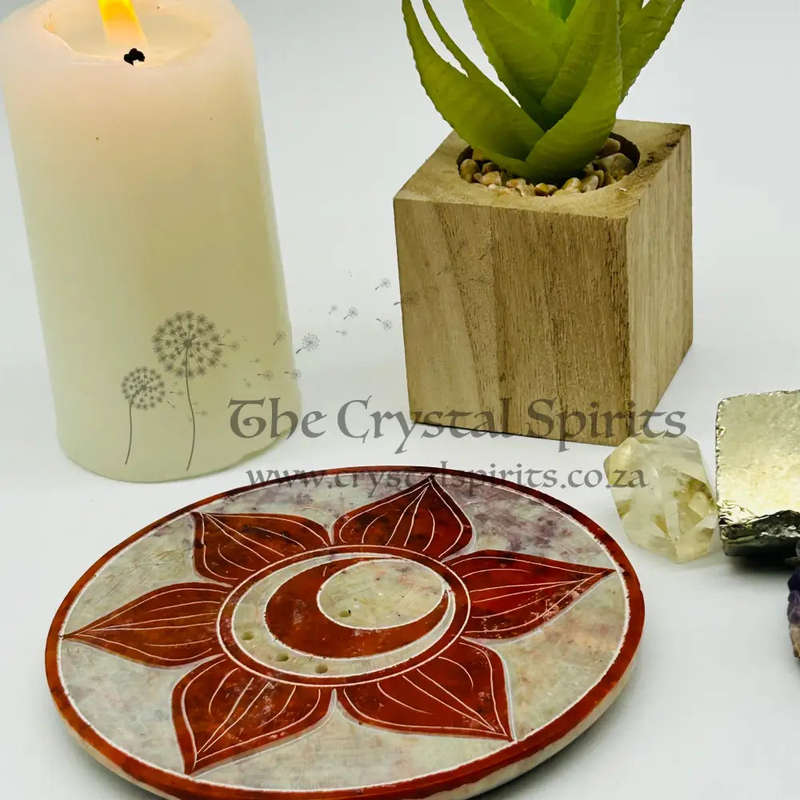 Sacral Chakra Soapstone Incense Holder