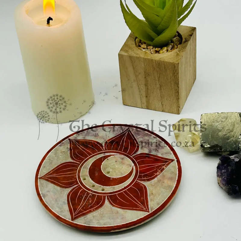 Sacral Chakra Soapstone Incense Holder