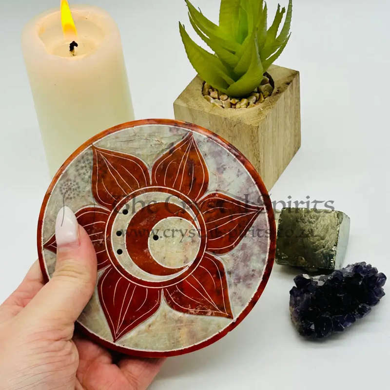 Sacral Chakra Soapstone Incense Holder