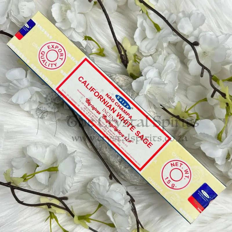 Satya Nag Champa Californian White Sage Incense Sticks
