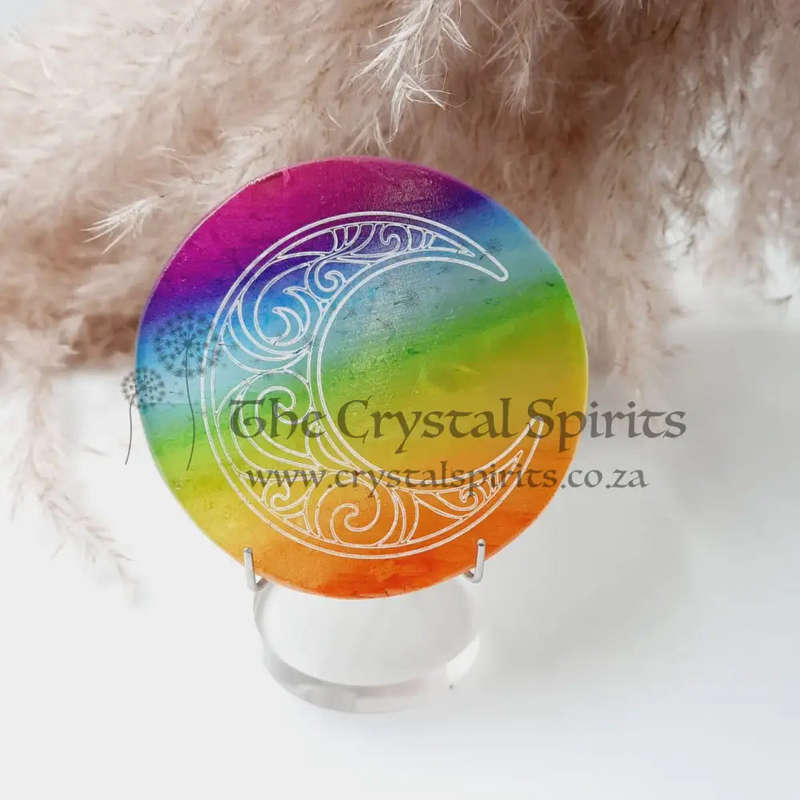 Selenite Rainbow Charging Plate - Moon Magic