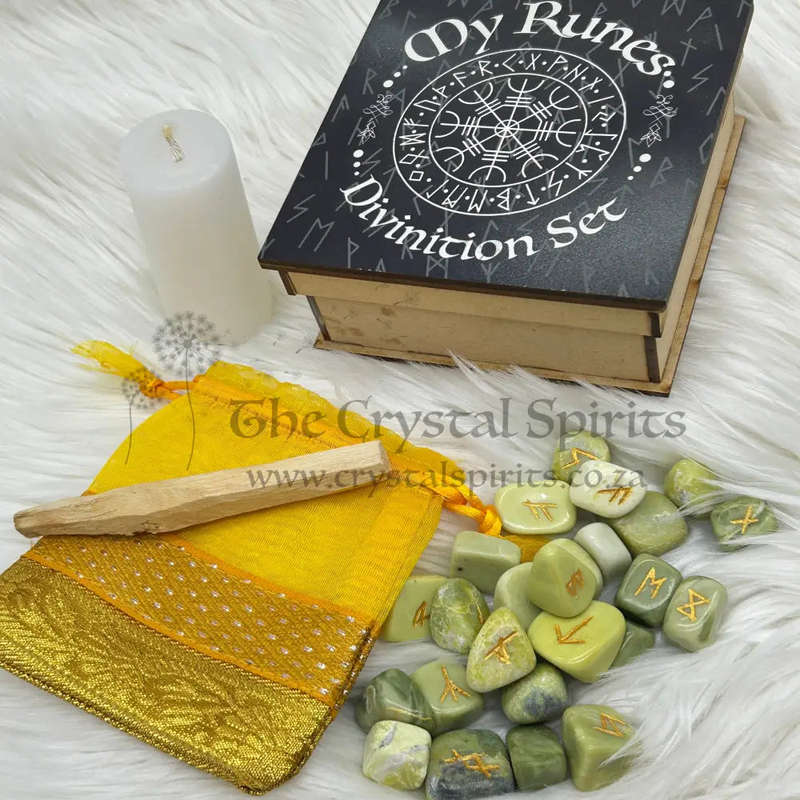 Serpentine Rune Divination Kit