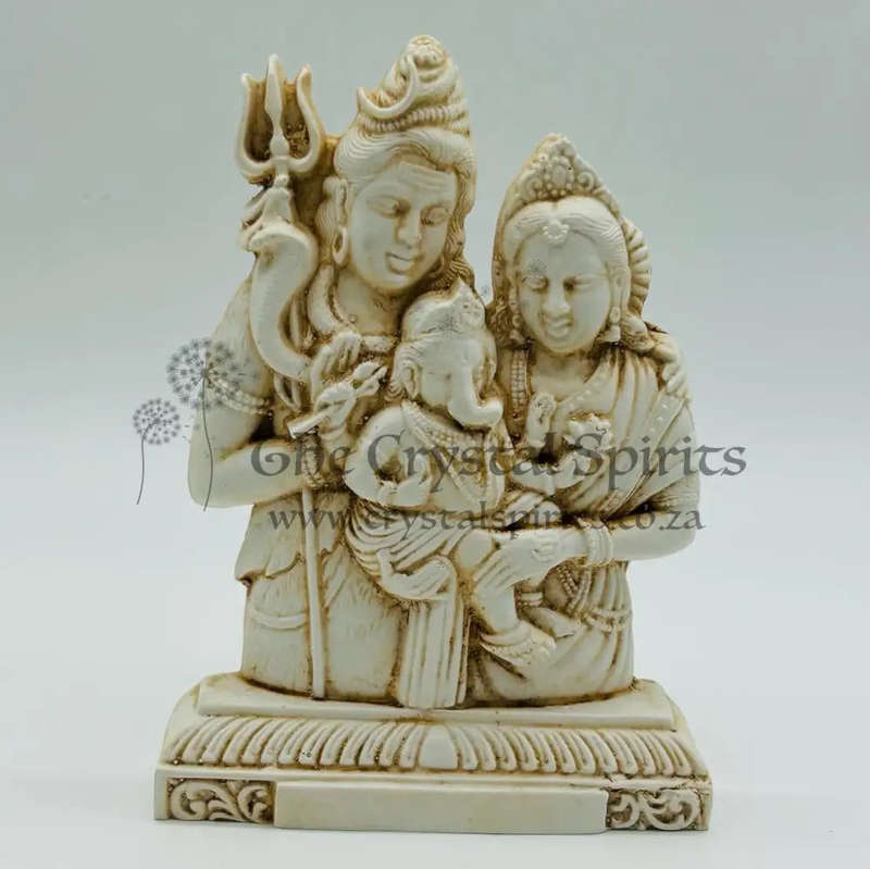 Shiva Parvati Ganesha Statue