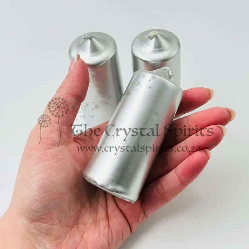 Silver Baby Altar Candles