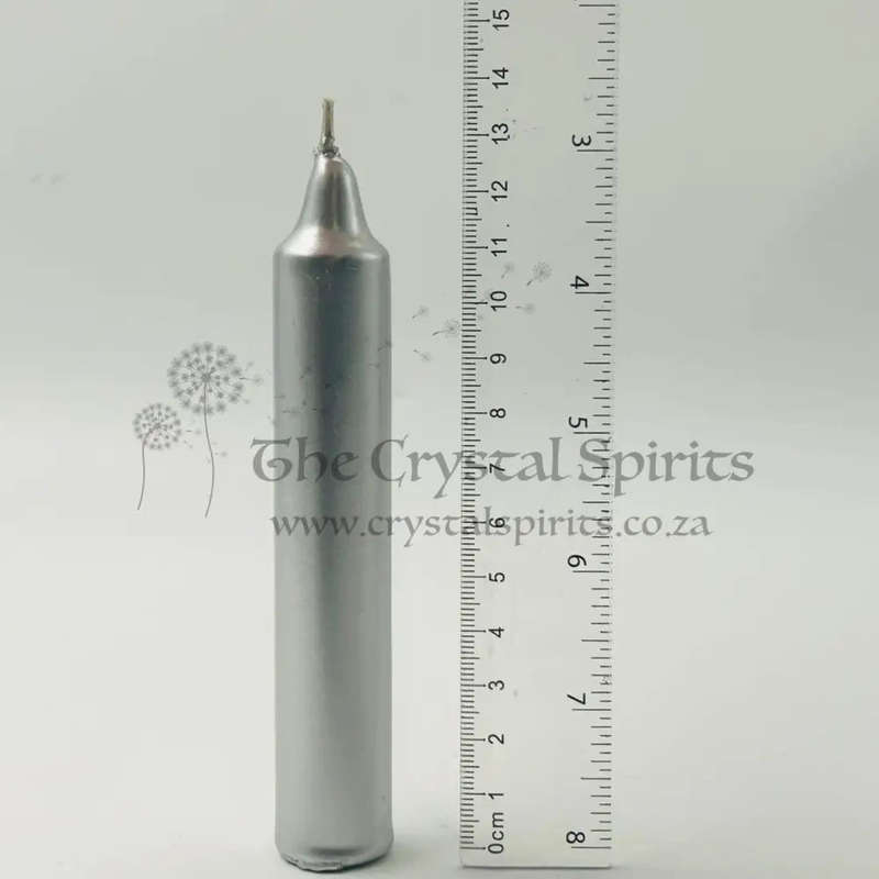 Silver Coloured Ritual Candles