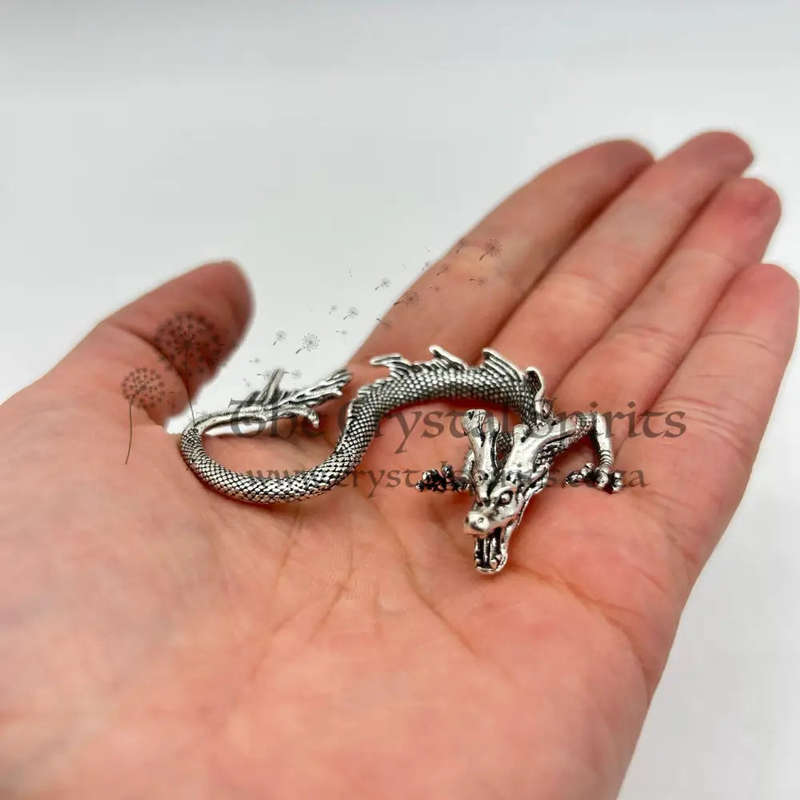 Silver Dragon Mythical And Magical