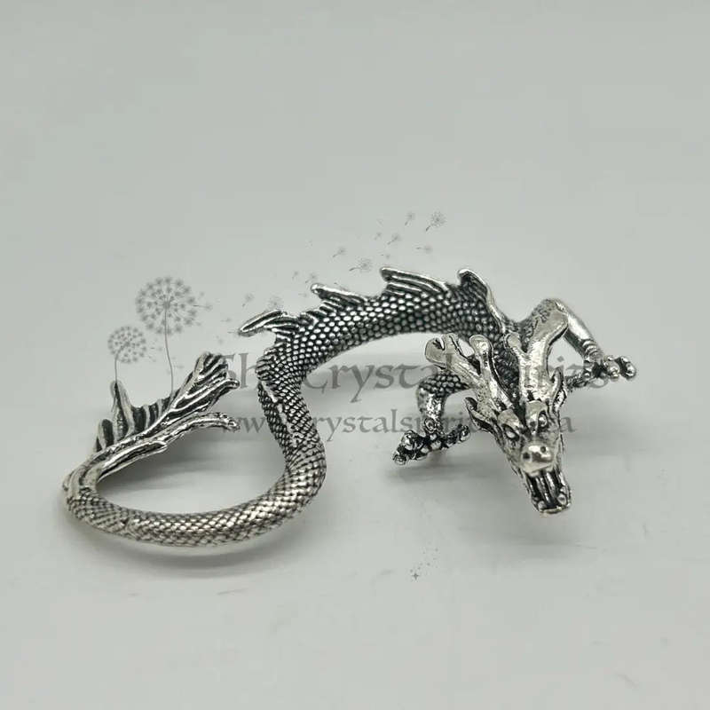 Silver Dragon Mythical And Magical