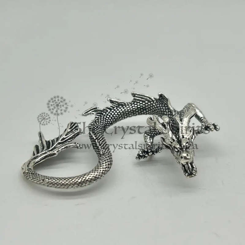 Silver Dragon Mythical And Magical