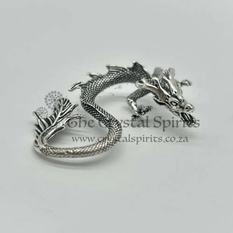 Silver Dragon Mythical And Magical
